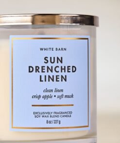 Alternative view of Sun Drenched Linen Single Wick Candle