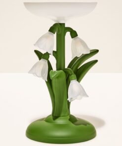 Snowdrop Dream Light-Up Pedestal 3-Wick Candle Holder