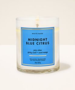 Midnight Blue Citrus Single Wick Candle