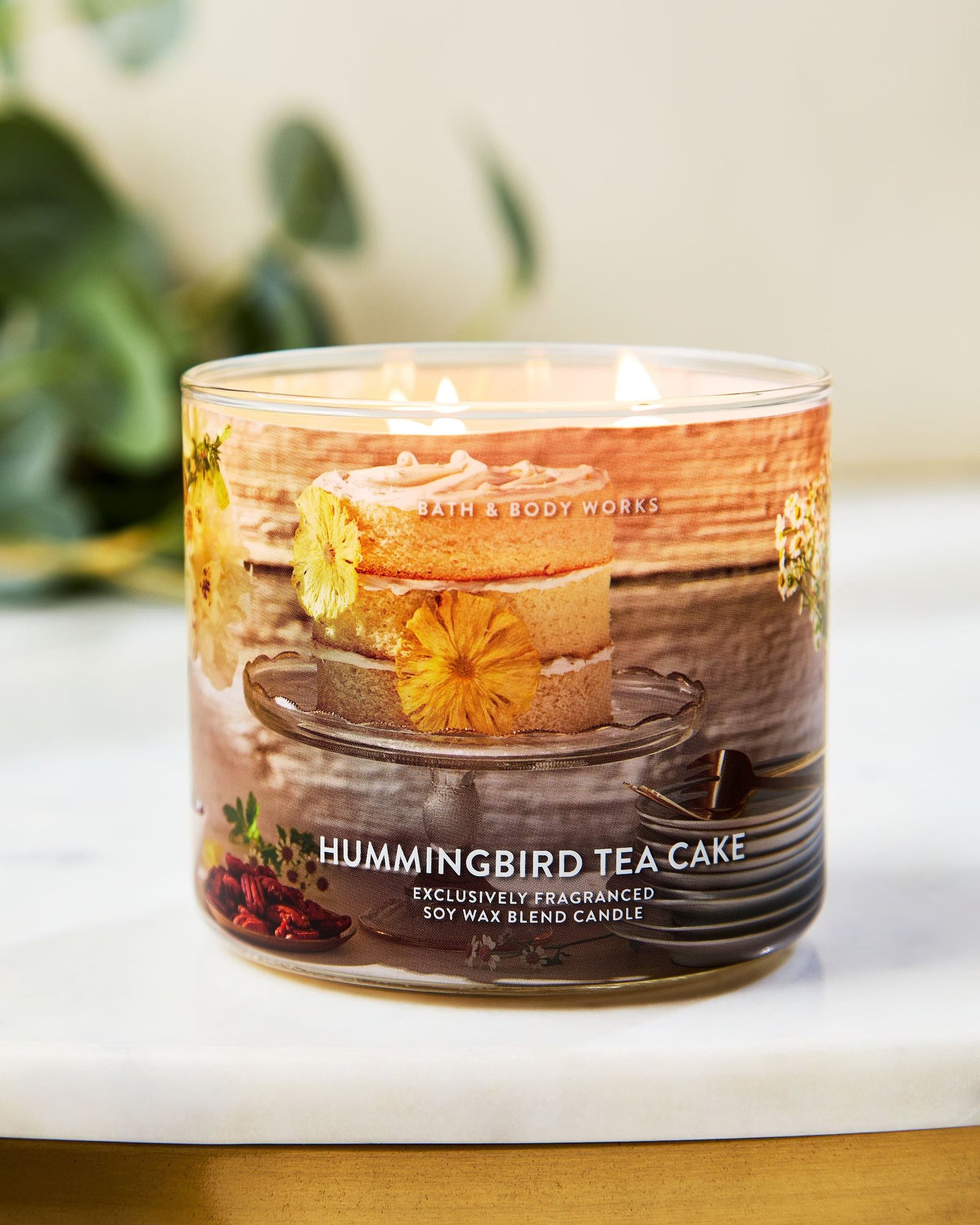 Hummingbird Tea Cake 3-Wick Candle - Image 5