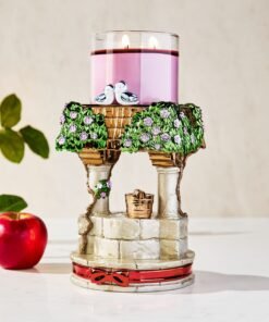 Alternative view of Snow White Pedestal 3-Wick Candle Holder