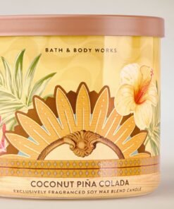 Alternative view of Coconut Piña Colada 3-Wick Candle