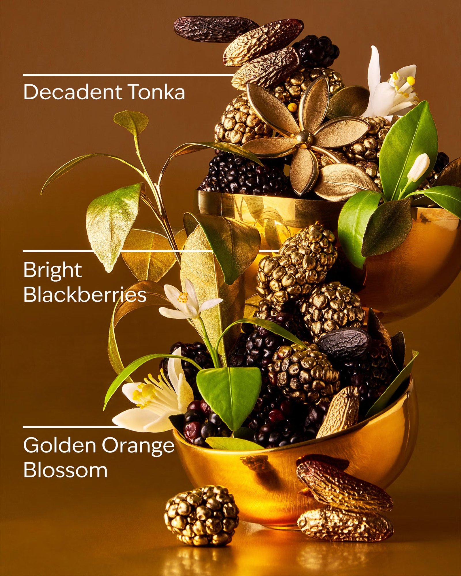 Touch Of Gold 3-Wick Candle - Image 3