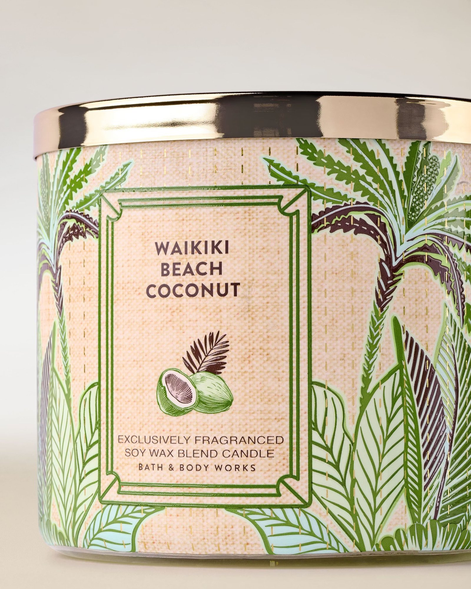 Waikiki Beach Coconut 3-Wick Candle - Image 2