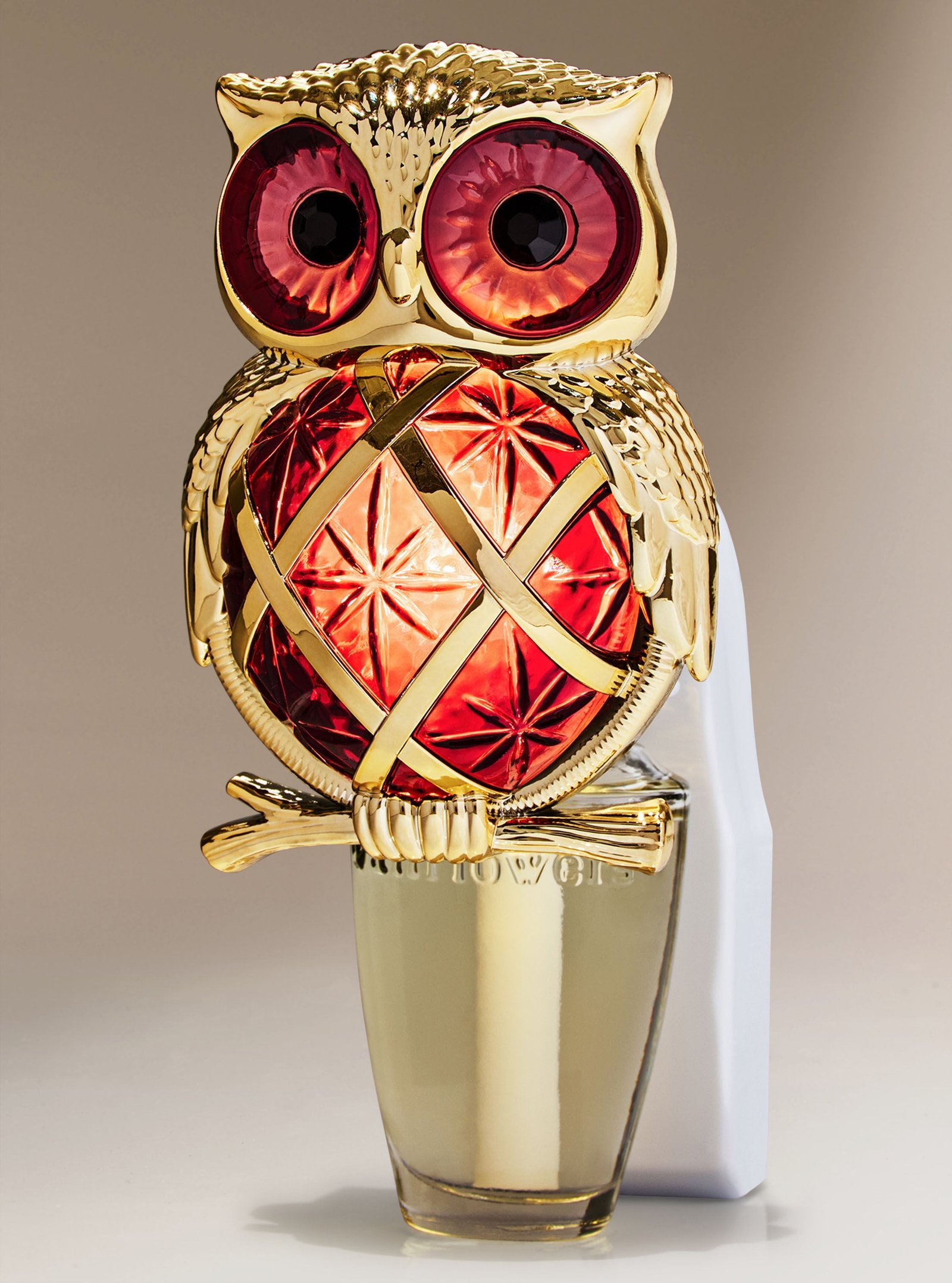 Jewel Owl Wallflowers Scent Control™ Nightlight Fragrance Plug