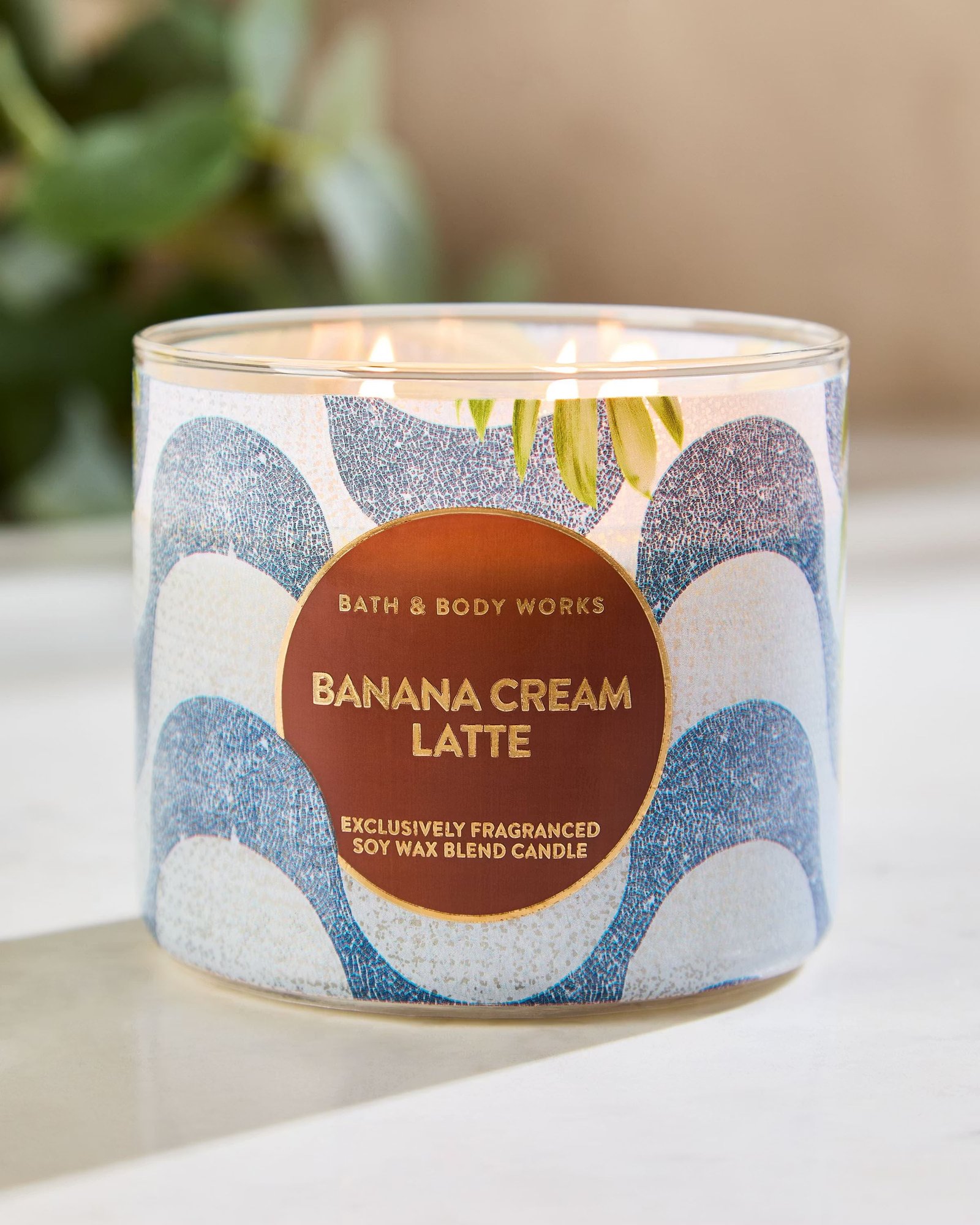 Banana Cream Latte 3-Wick Candle - Image 6
