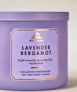 Alternative view of Lavender Bergamot 3-Wick Candle