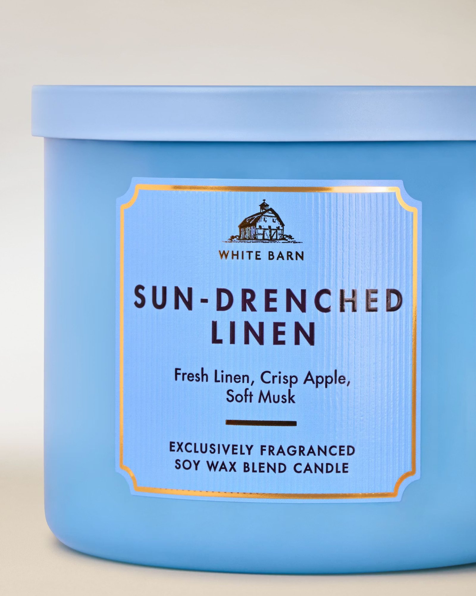 Sun-Drenched Linen 3-Wick Candle - Image 2