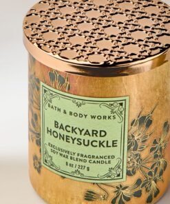 Alternative view of Backyard Honeysuckle Single Wick Candle
