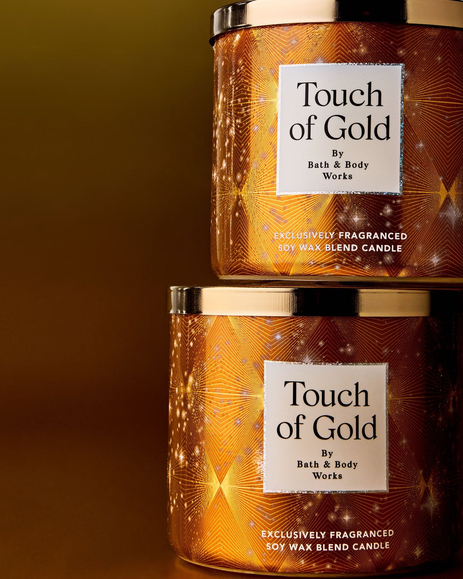 Touch Of Gold 3-Wick Candle - Image 2