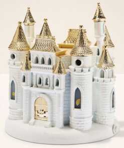 Alternative view of Disney Princess Light-up Castle Pedestal 3-Wick Candle Holder