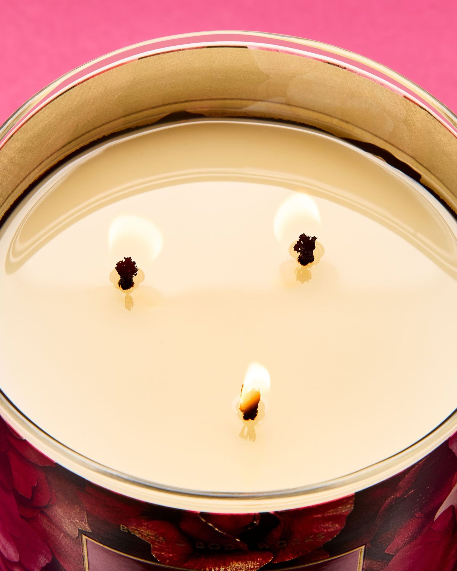 Covered In Roses 3-Wick Candle - Image 4