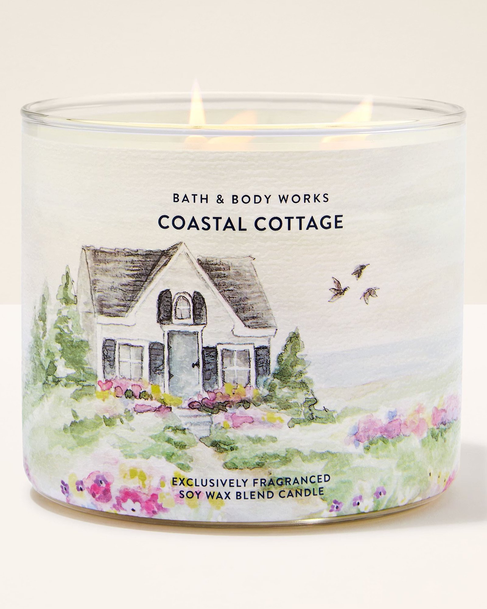 Coastal Cottage 3-Wick Candle