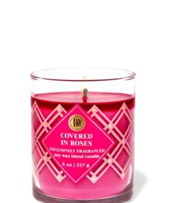 Covered In Roses Single Wick Candle