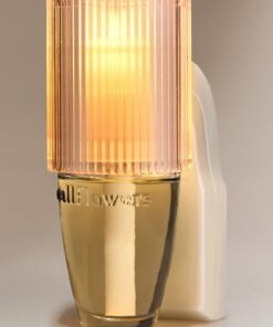 Champagne Sparkly Fluted Nightlight Wallflowers Scent Control™ Fragrance Plug