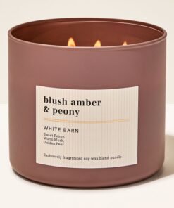Blush Amber & Peony 3-Wick Candle