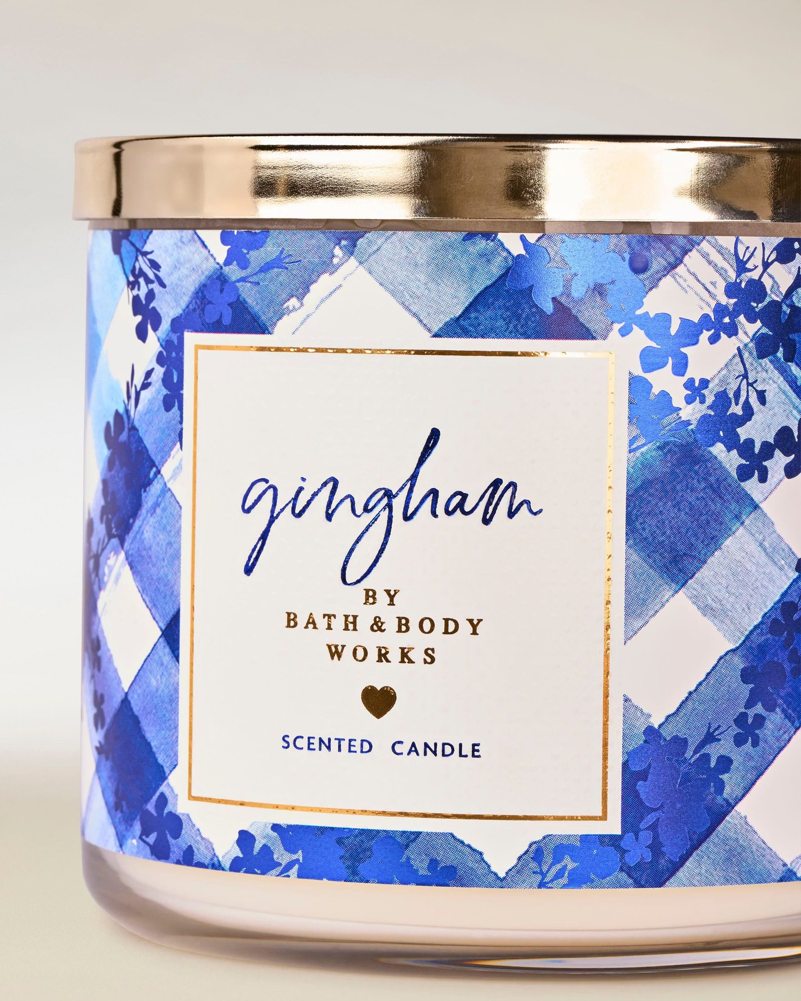 Gingham 3-Wick Candle - Image 6