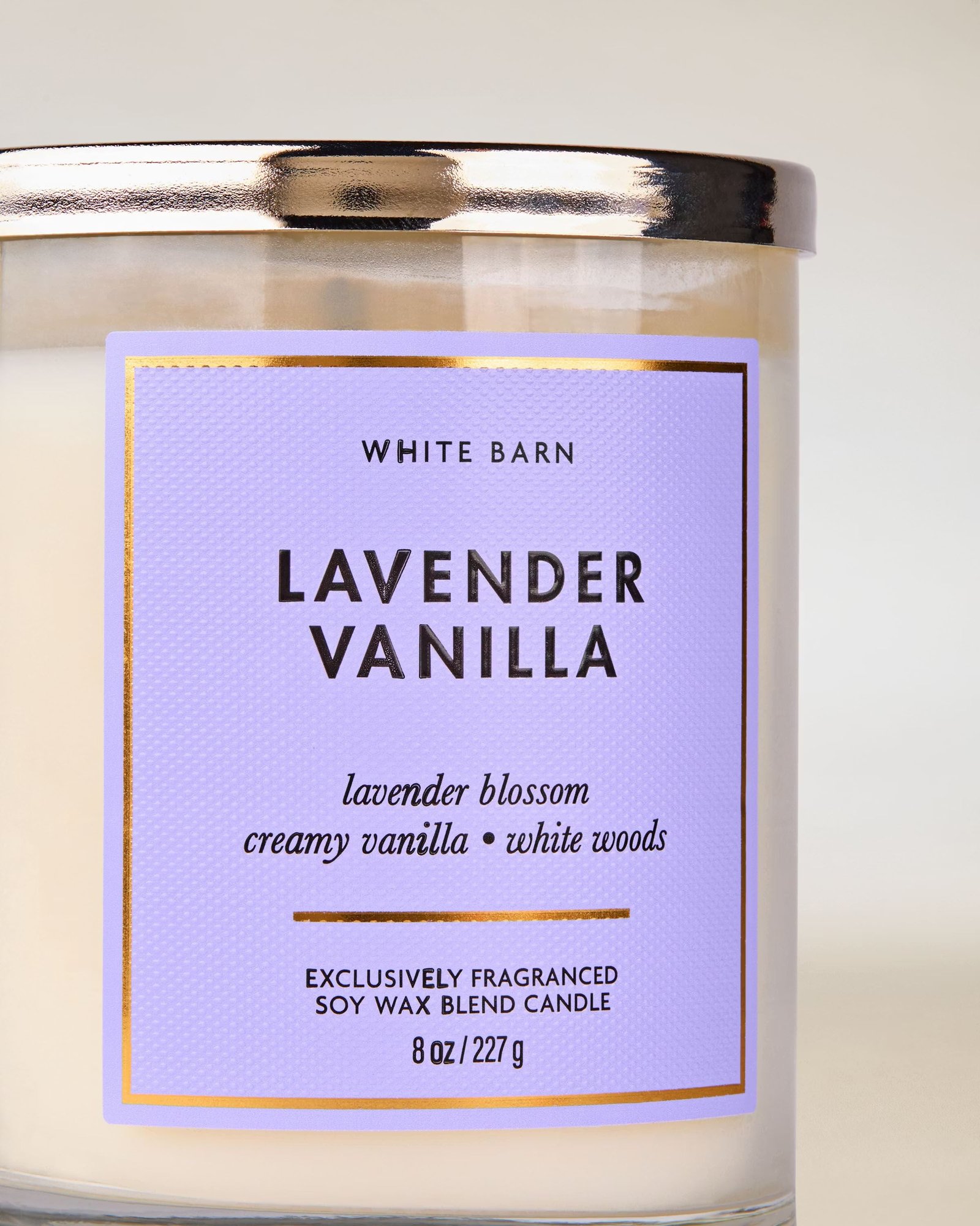Lavender Vanilla Single Wick Candle - Image 2