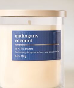 Alternative view of Mahogany Coconut Single Wick Candle